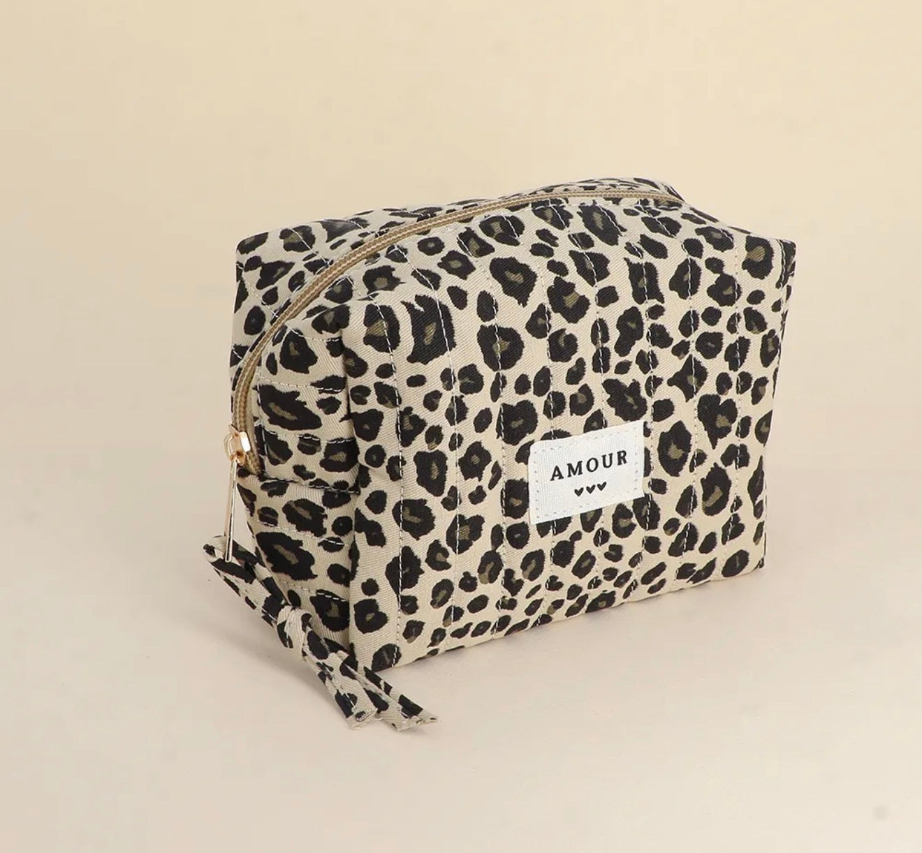 Trousse AMOUR et 3 coeurs - 15 x 10 x 8 cm (2 couleurs)
