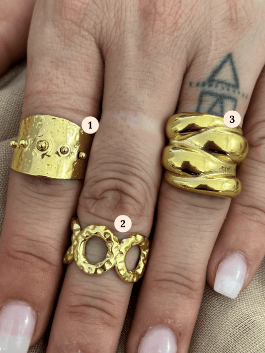 Bague réglable en acier inoxydable – Élégante, durable et tendance - C MON DRESSING