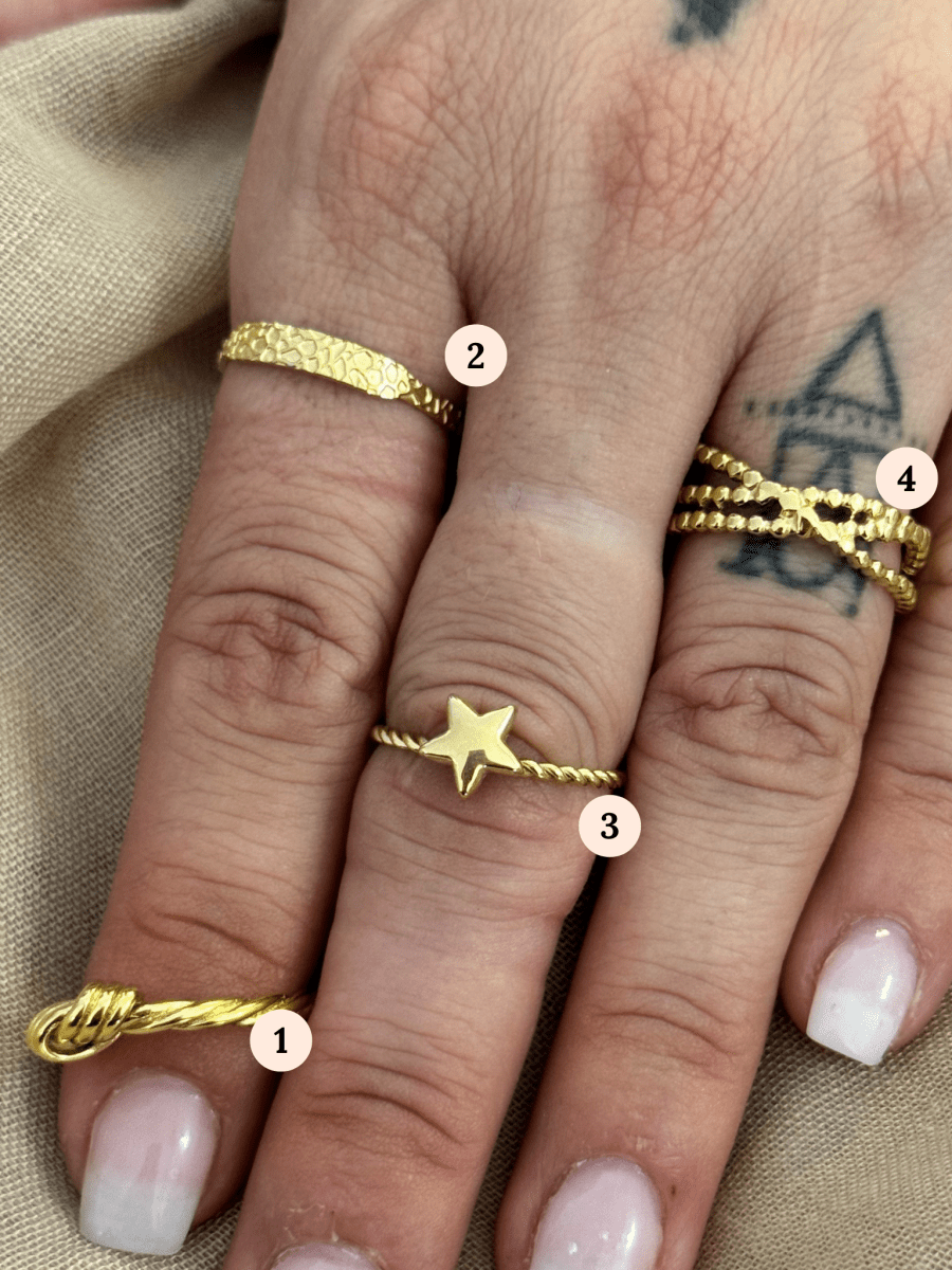 Bague réglable en acier inoxydable – Élégante, durable et tendance - C MON DRESSING