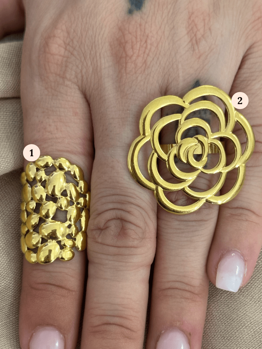 Bague réglable en acier inoxydable – Élégante, durable et tendance - C MON DRESSING