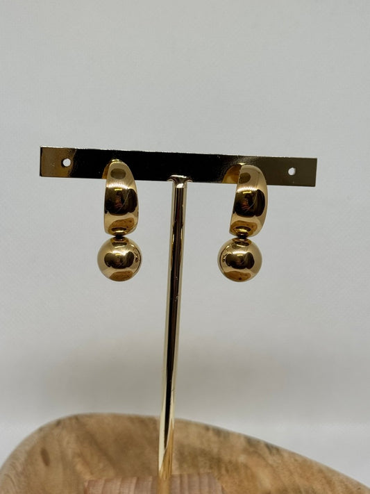 Boucles d’oreilles en acier inoxydable - C MON DRESSING