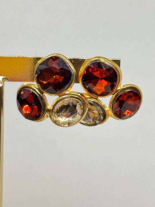 Boucles d’oreilles en acier inoxydable (4 couleurs) - C MON DRESSING
