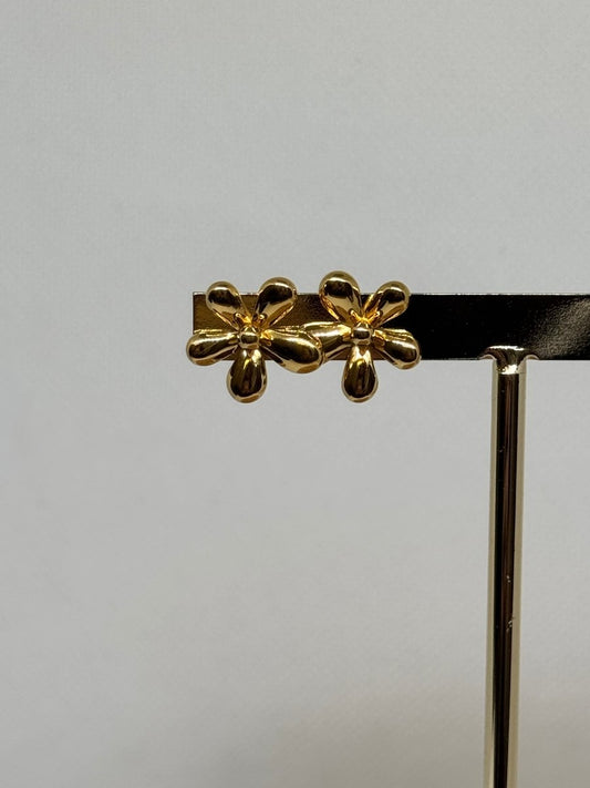 Boucles d’oreilles fleurs en acier inoxydable - C MON DRESSING