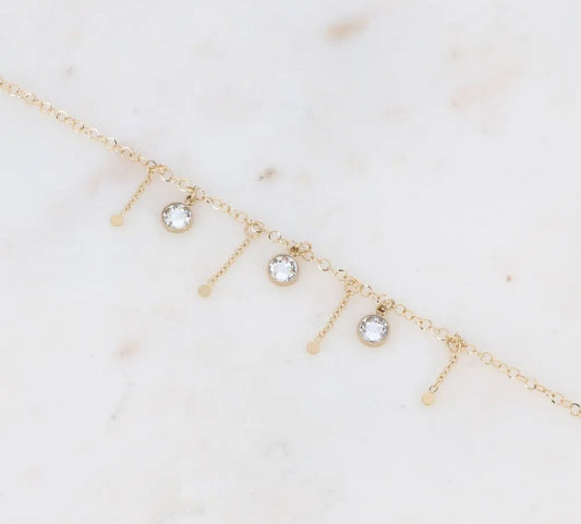 Bracelet avec cristaux Swarovski® cristal - C MON DRESSING