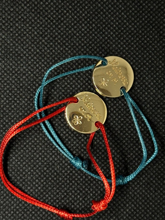 Bracelet corde “Maîtresse en or” (2 couleurs) - C MON DRESSING