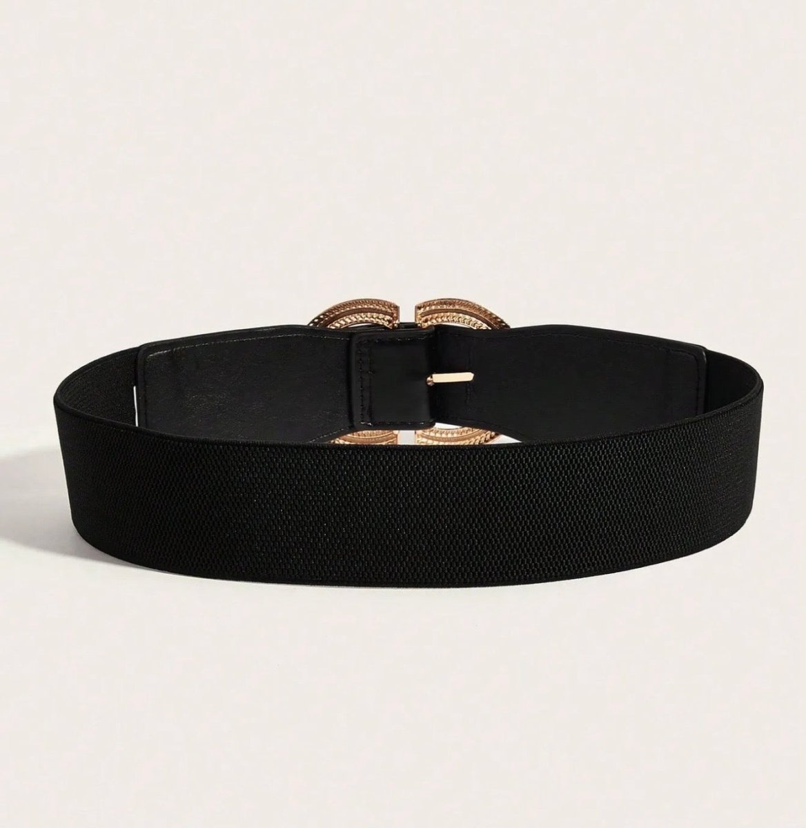 Ceinture élastique à boucle ovale métallique (2 couleurs) - C MON DRESSING