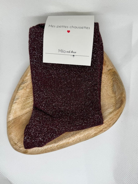Chaussettes à paillettes - TU 36/40 (3 couleurs) - C MON DRESSING