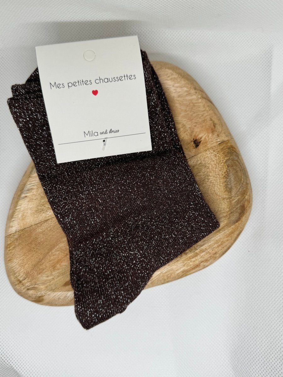 Chaussettes à paillettes - TU 36/40 (3 couleurs) - C MON DRESSING
