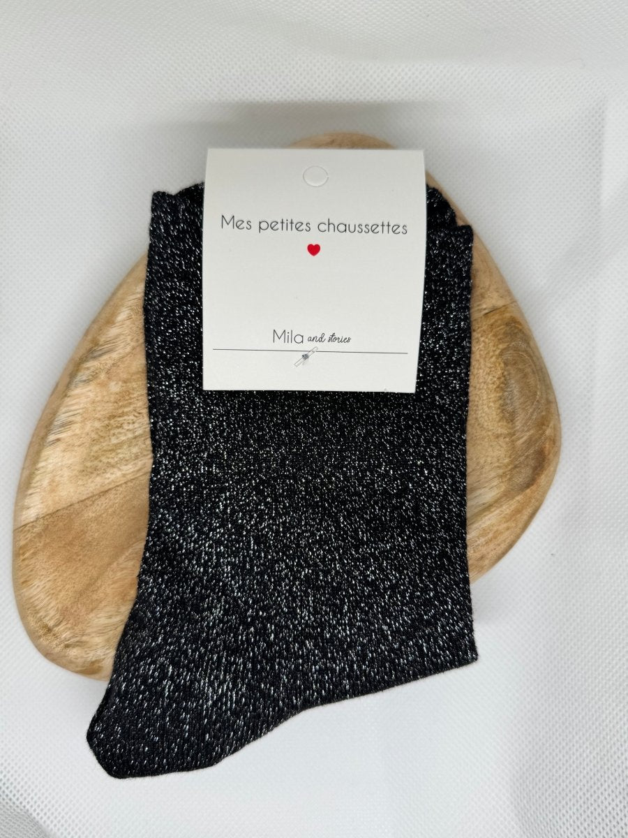 Chaussettes à paillettes - TU 36/40 (3 couleurs) - C MON DRESSING