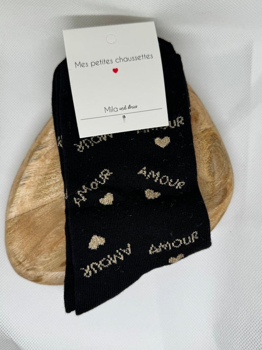 Chaussettes à paillettes - TU 36/40 (3 couleurs) - C MON DRESSING