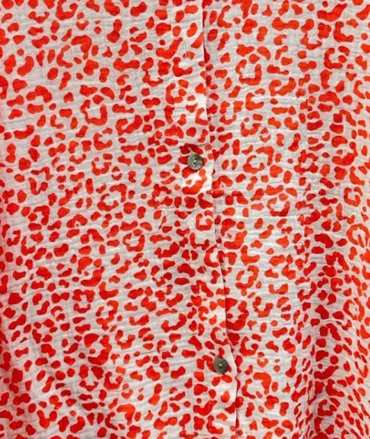 Chemise en gaze de coton léopard - Taille unique 36 - 44 (2 couleurs) - C MON DRESSING