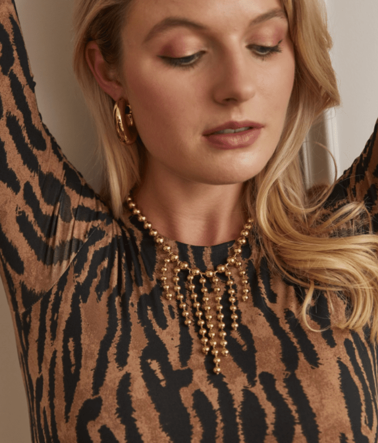 Collier perles en acier inoxydable - C MON DRESSING