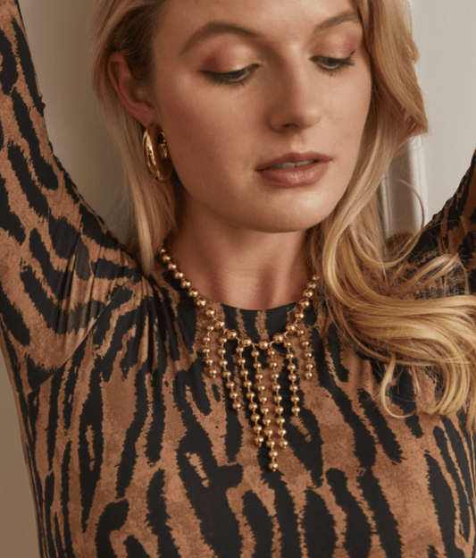 Collier perles en acier inoxydable - C MON DRESSING