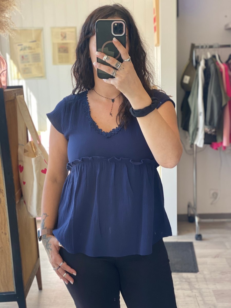 Haut en gaze de coton (3 couleurs) - C MON DRESSING