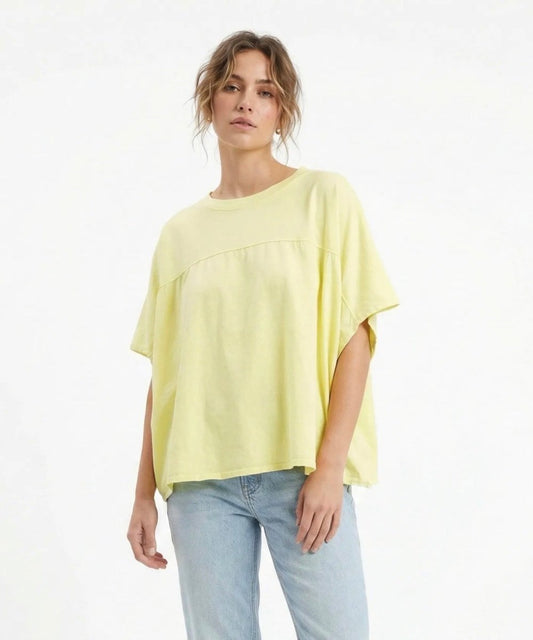 Haut oversize jaune - Taille unique 36 - 50 - C MON DRESSING