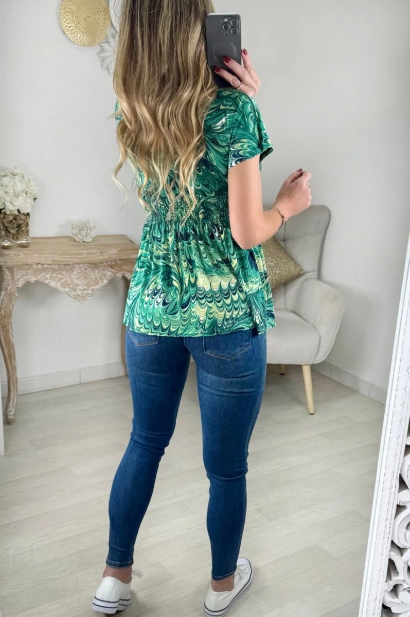 Haut vert magique - Taille unique 36 - 52 - C MON DRESSING