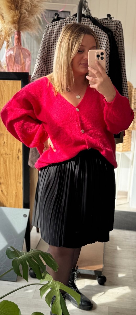 Jupe plissée courte Noir – Taille unique 38 - 48 - C MON DRESSING