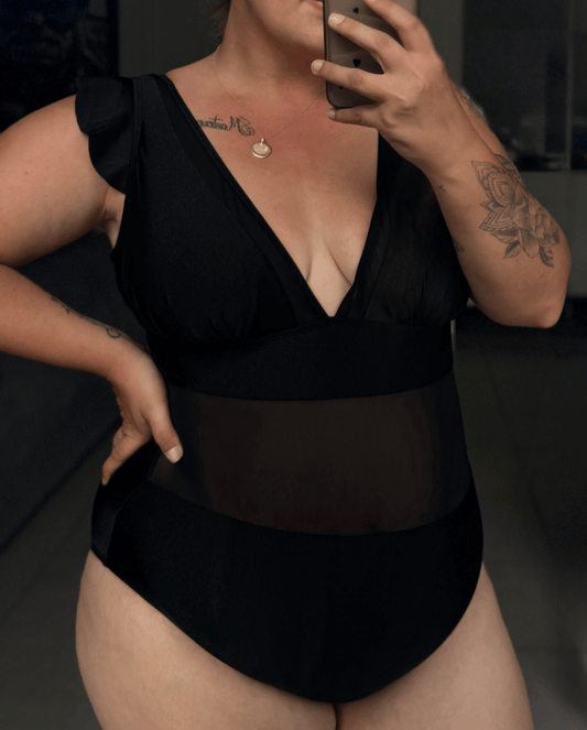 Maillot de Bain Noir – Grande Taille 44 - 46 - C MON DRESSING