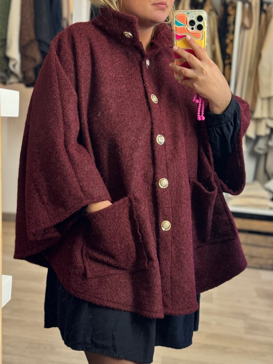 Manteau poncho – Taille unique 36 - 52 (7 couleurs) - C MON DRESSING