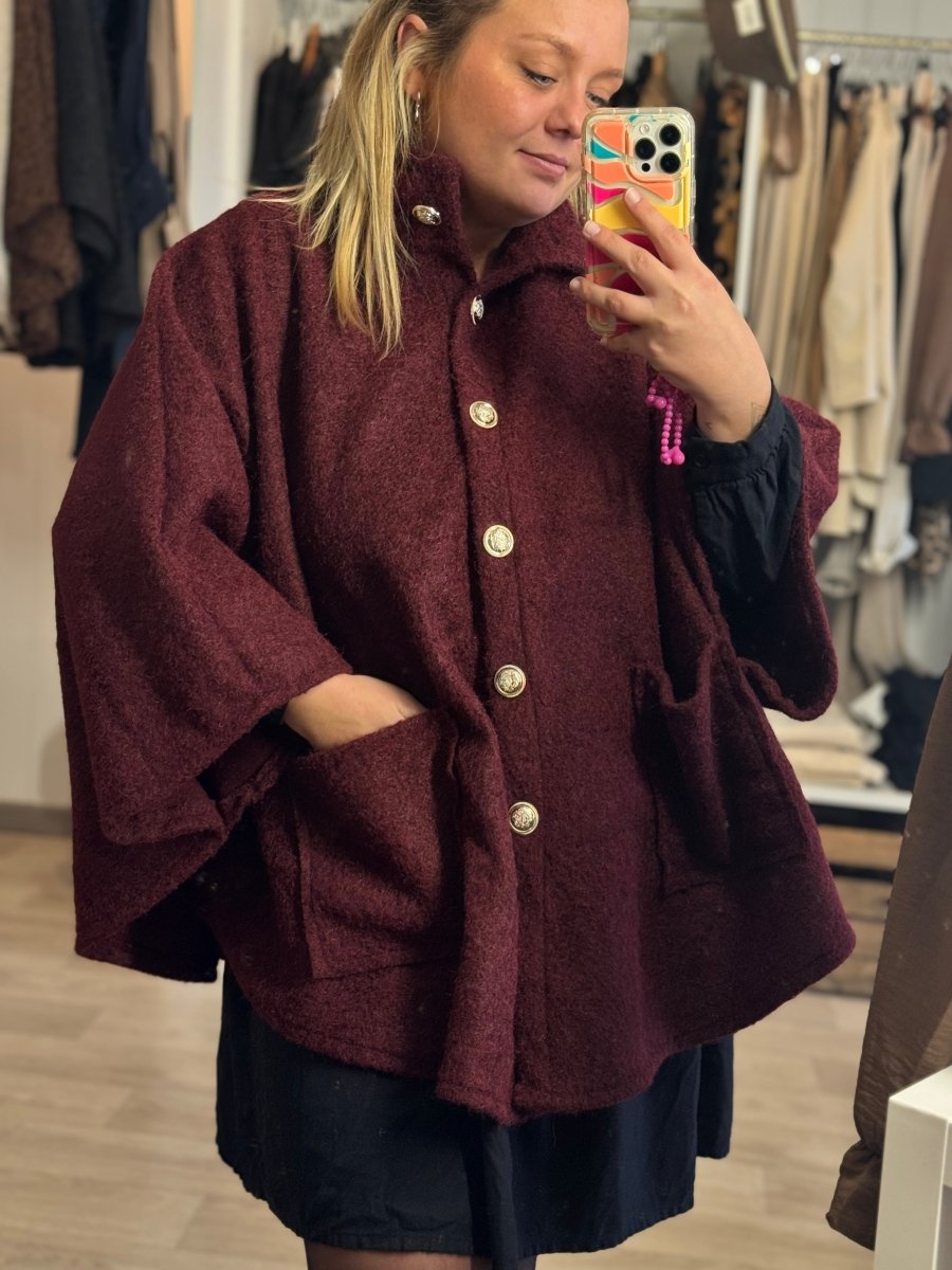Manteau poncho – Taille unique 36 - 52 (7 couleurs) - C MON DRESSING