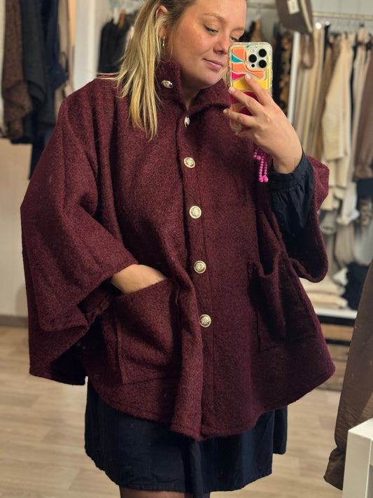 Manteau poncho – Taille unique 36 - 52 (7 couleurs) - C MON DRESSING