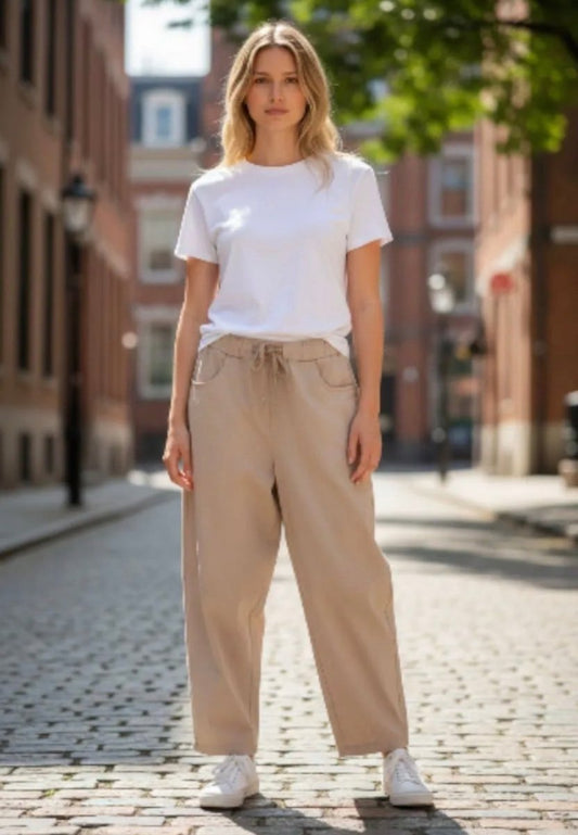 Pantalon fluide - Taille unique 36 - 46 (3 couleurs) - C MON DRESSING