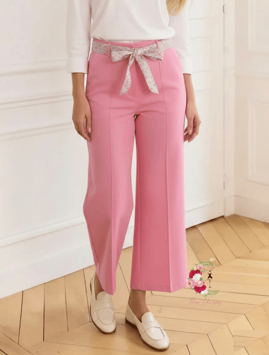 Pantalon large palazzo Taille unique 36 - 44/46 (2 couleurs) - C MON DRESSING