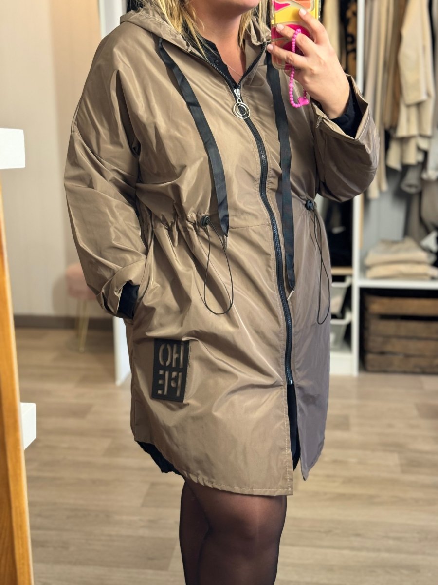 Parka cintrée – Taille unique 36 - 50 (2 couleurs) - C MON DRESSING