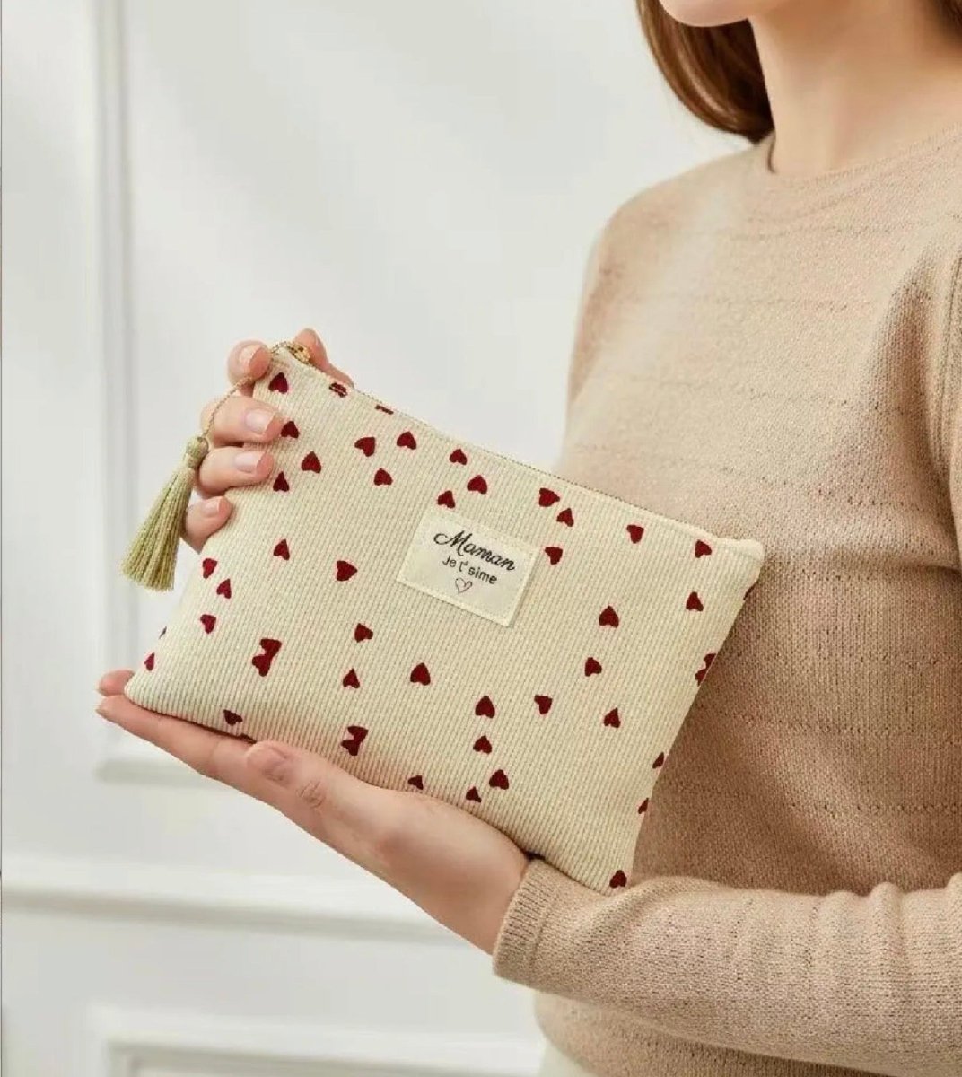 Pochette "Maman Je t'aime" - 14x20cm - C MON DRESSING