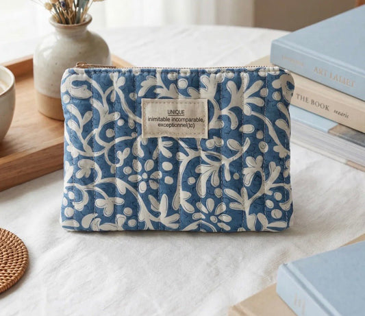 Pochette "Unique" bleu - C MON DRESSING