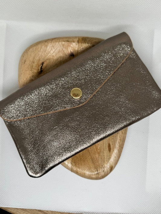 Porte monnaie rabat en cuir (4 couleurs) - C MON DRESSING