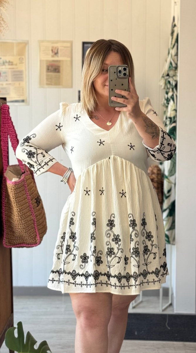 Robe courte bohème du L - 4XL - C MON DRESSING