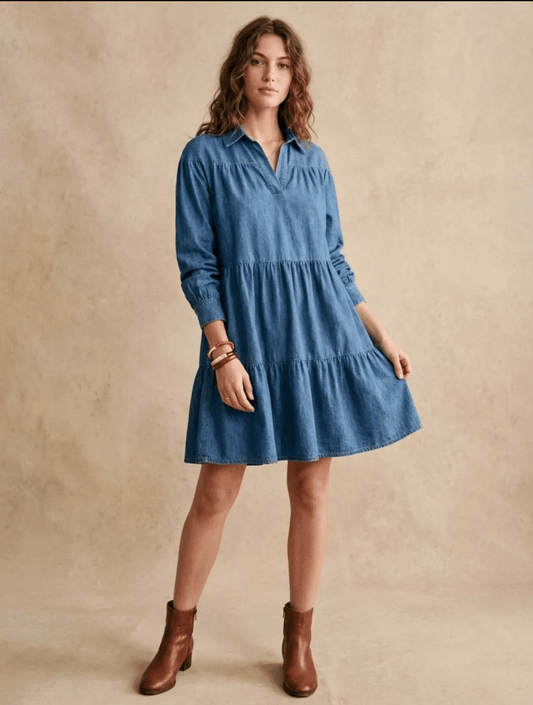 Robe effet jean – Taille unique 36 - 46 - C MON DRESSING