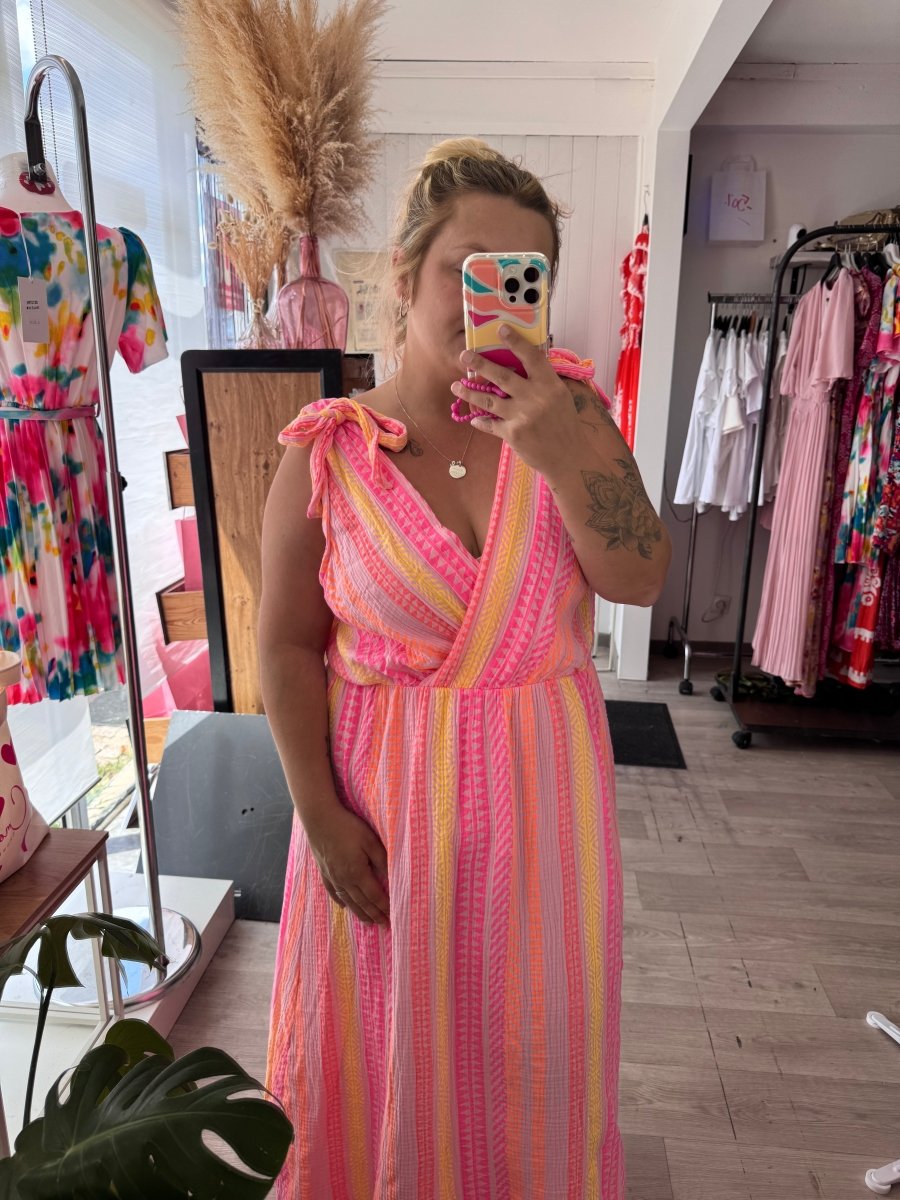 Robe Motif Graphique Coloré – Taille unique 44 - 50 - C MON DRESSING