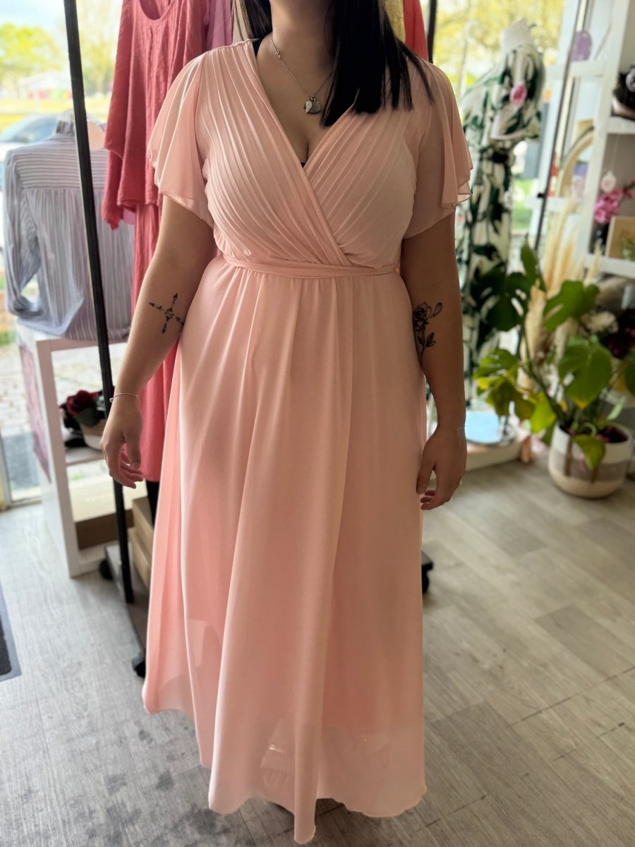 Robe rose pale - Taille unique 36 - 44 - C MON DRESSING