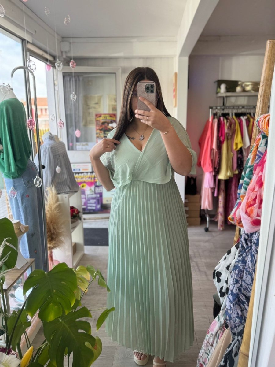 Robe vert d'eau - Taille unique 36 - 44 - C MON DRESSING