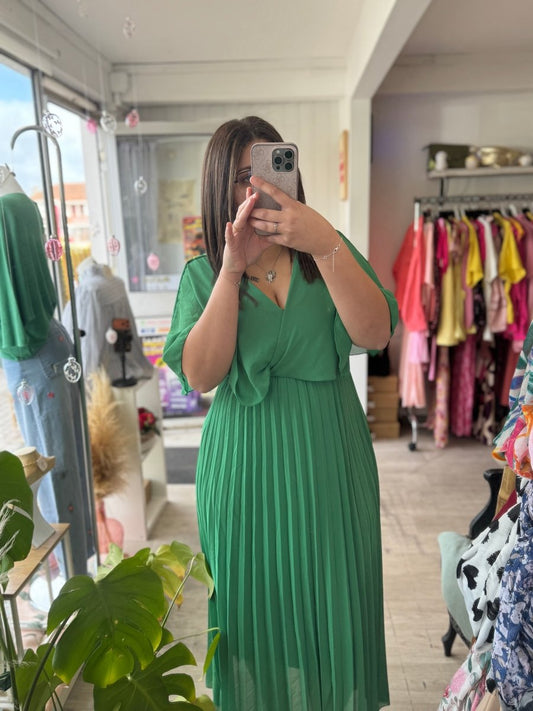 Robe verte - Taille unique 36 - 44 - C MON DRESSING