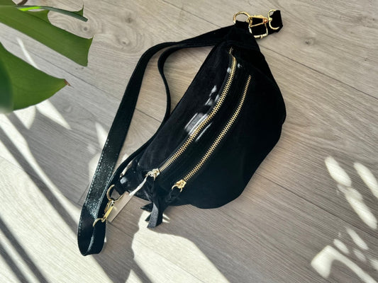 Sac banane en cuir de vachette (3 coloris) - C MON DRESSING