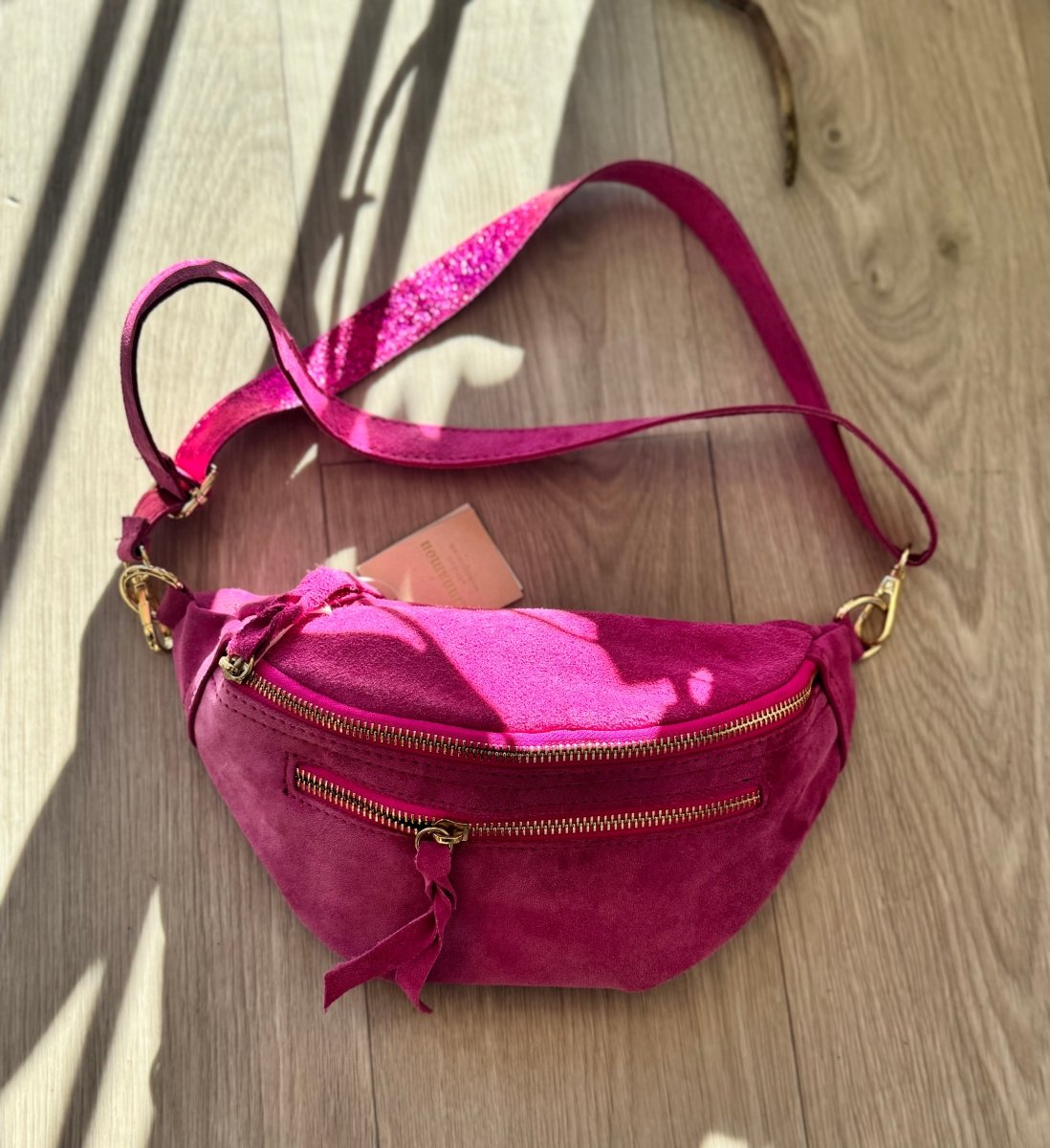 Sac banane en cuir de vachette (3 coloris) - C MON DRESSING