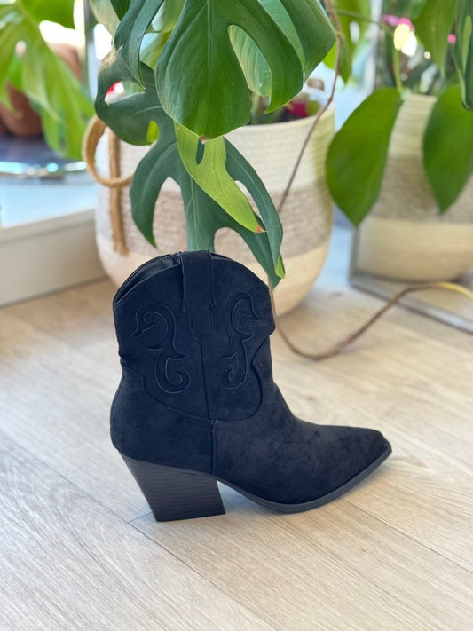 Santiags noires – Talon 7 cm – Du 37 au 40 - C MON DRESSING