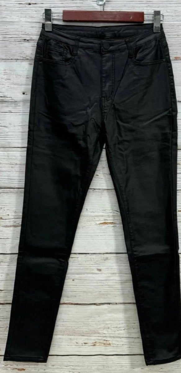 Simili - Cuir noir doublé du 44 au 54 - C MON DRESSING