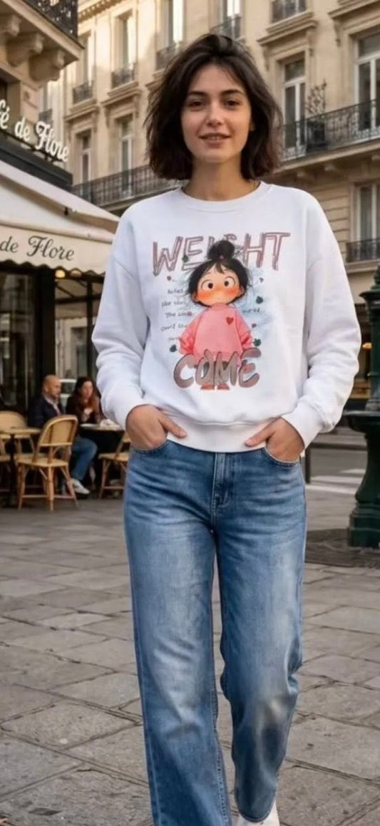 Sweat imprimé - Taille unique 34 - 44 - C MON DRESSING