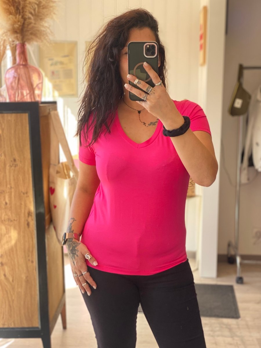 Tee - shirt basique (7 couleurs) - C MON DRESSING