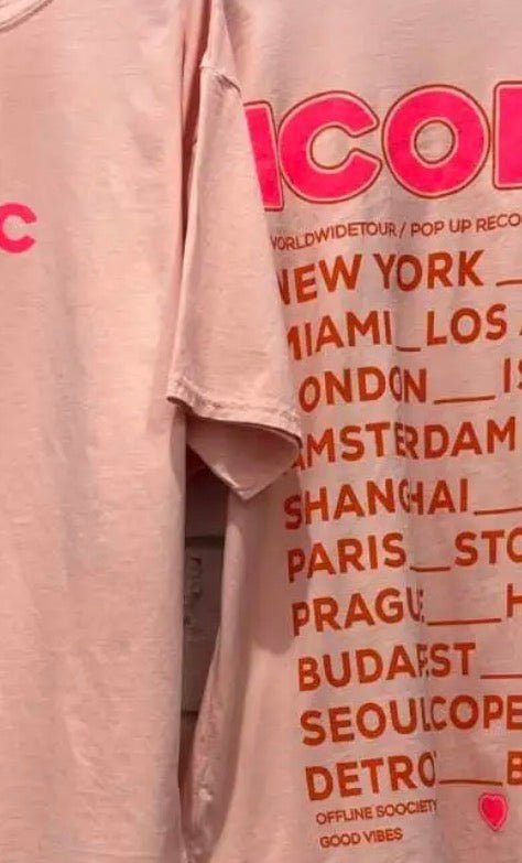 Tee - shirt manches courtes ICONIC - Taille unique 36 - 44 (4 couleurs) - C MON DRESSING