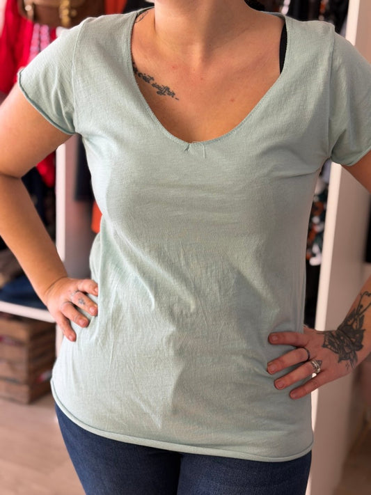 Tee - shirt manches courtes – Taille unique 36 - 42 (2 couleurs) - C MON DRESSING