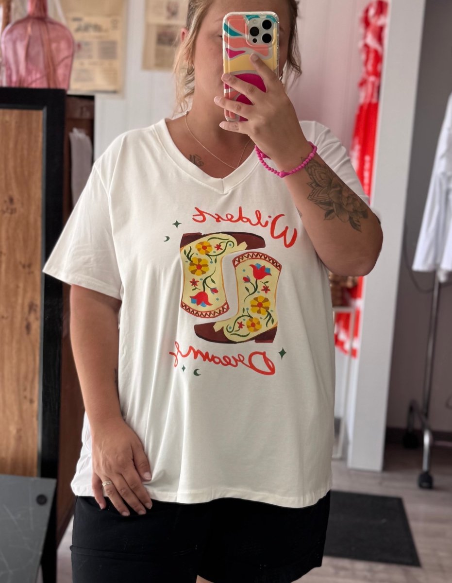 Tee - shirt Santiags - Taille unique 44 à 50 - C MON DRESSING