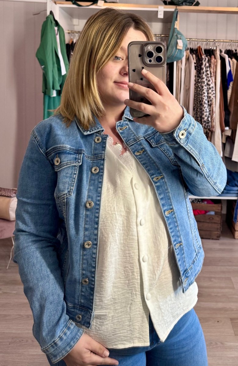 Veste en Jean Bleu - C MON DRESSING